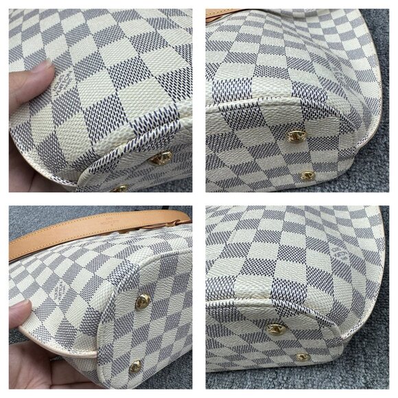 Louis Vuitton Girolata White Damier Azur Canvas Satchel Bag fbcco1325-102125 - Picture 15 of 16